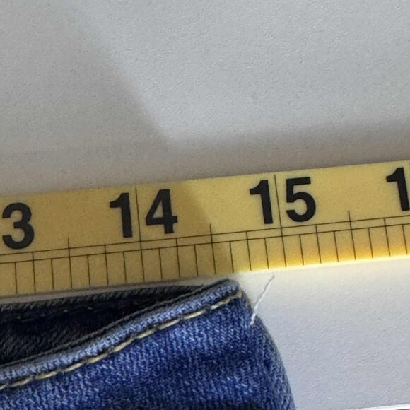 Seven7 Tower Straight Crop Jeans | Size 4 | Blue Stretch Denim - Picture 9 of 10